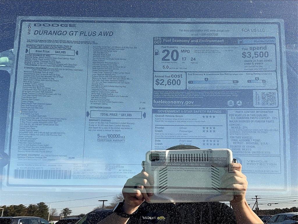 new 2025 Dodge Durango car, priced at $42,257