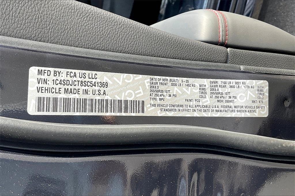 new 2025 Dodge Durango car, priced at $52,238