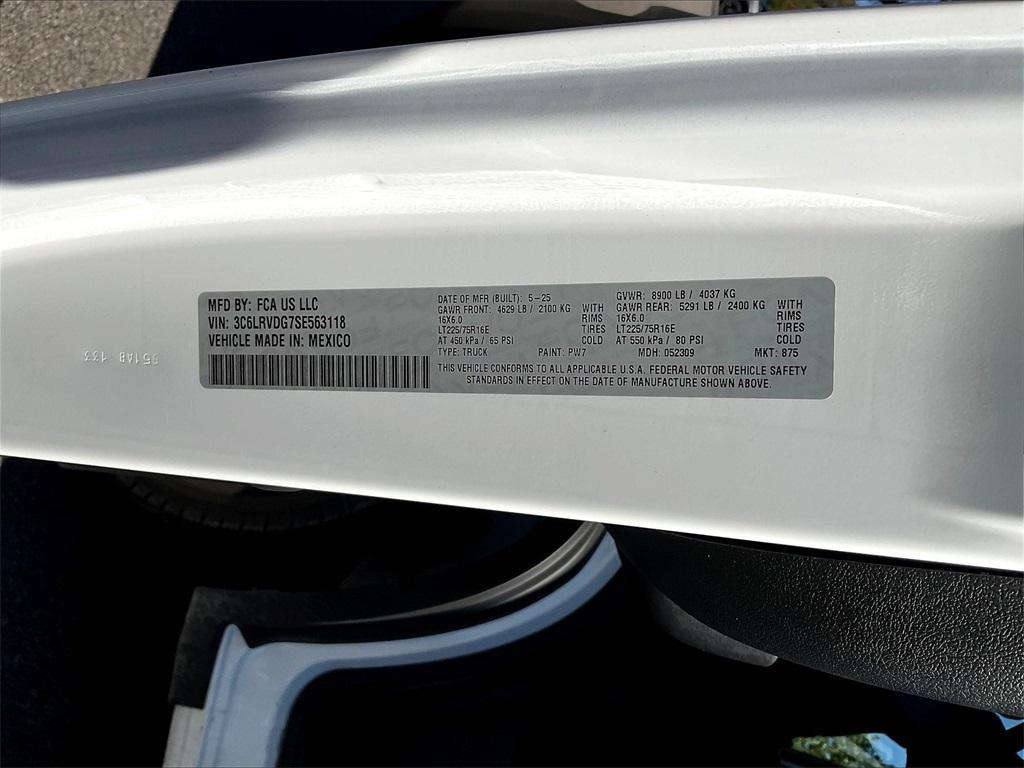 new 2025 Ram ProMaster 2500 car, priced at $59,575