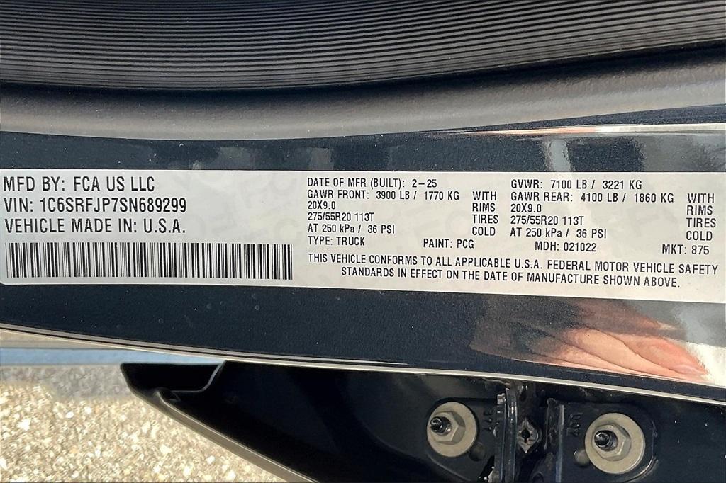 new 2025 Ram 1500 car, priced at $57,426