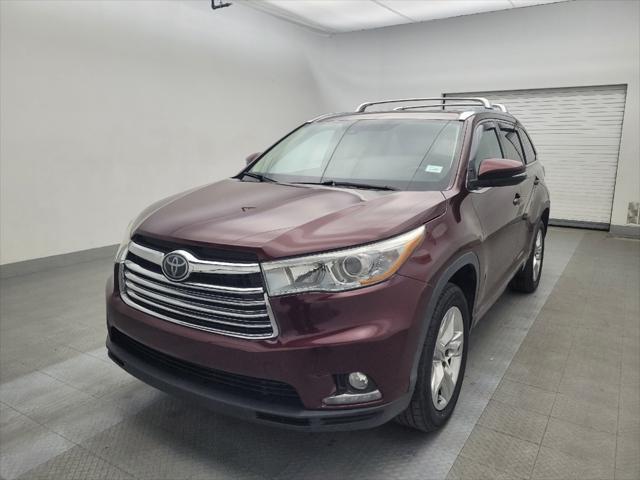 used 2016 Toyota Highlander car, priced at $21,295