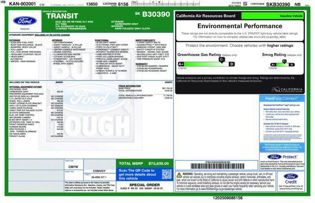 new 2025 Ford Transit-350 car, priced at $70,835