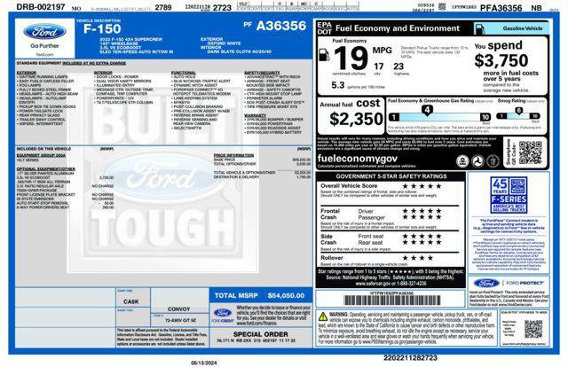 used 2023 Ford F-150 car, priced at $38,971