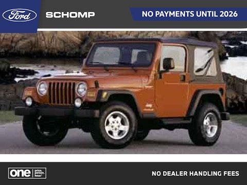 used 2003 Jeep Wrangler car, priced at $11,900