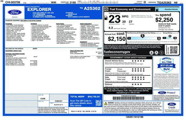 new 2026 Ford Explorer car, priced at $48,245