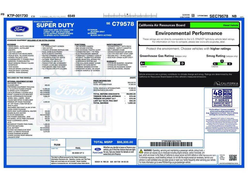 used 2025 Ford F-350 car, priced at $86,971