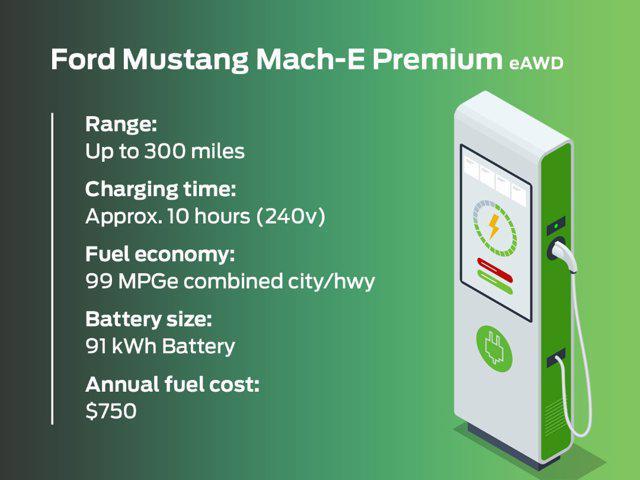 new 2025 Ford Mustang Mach-E car, priced at $56,106