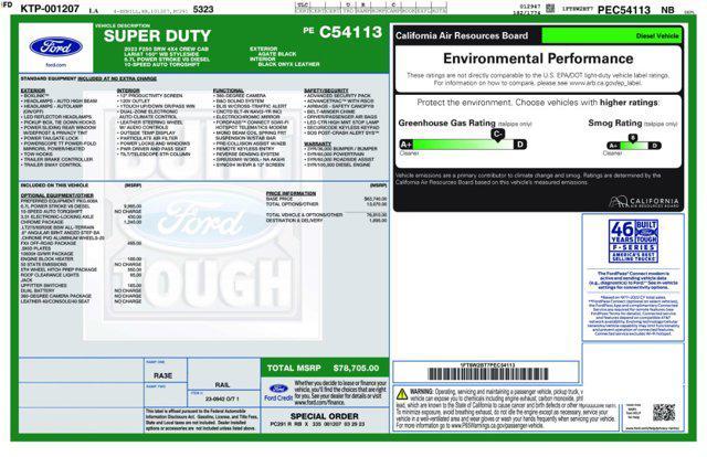 used 2023 Ford F-250 car, priced at $72,379