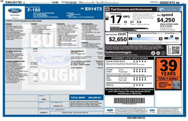 used 2016 Ford F-150 car, priced at $17,941