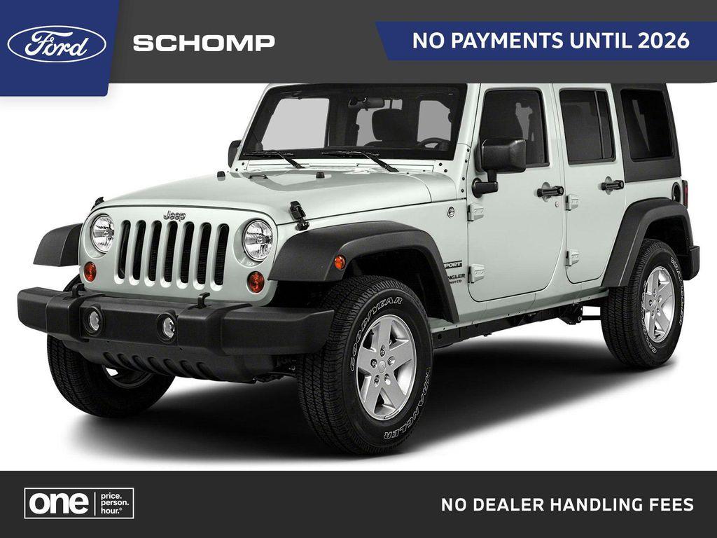 used 2018 Jeep Wrangler JK Unlimited car, priced at $19,571