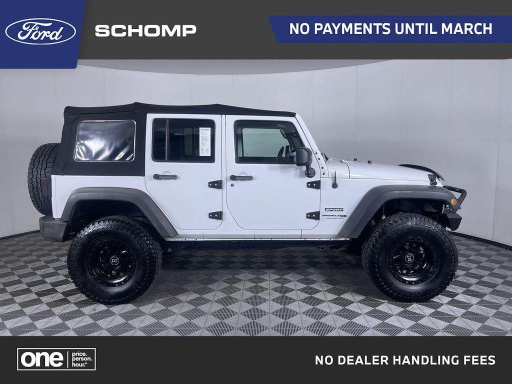 used 2018 Jeep Wrangler JK Unlimited car, priced at $19,571
