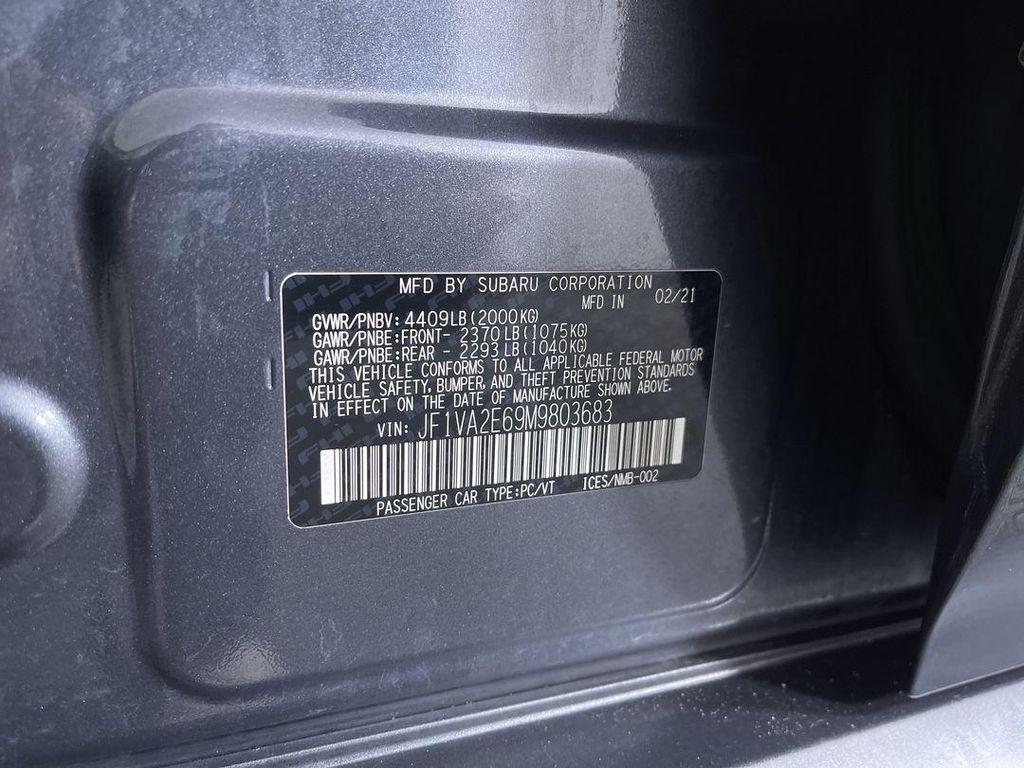 used 2021 Subaru WRX STI car, priced at $31,908