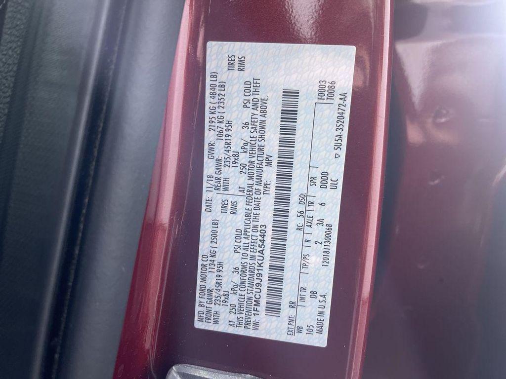 used 2019 Ford Escape car, priced at $16,471