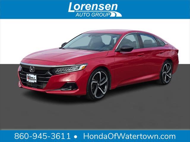 used 2021 Honda Accord car, priced at $23,893