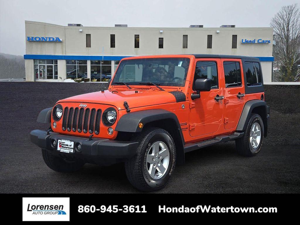 used 2015 Jeep Wrangler Unlimited car, priced at $18,319