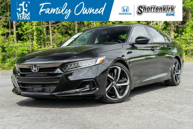 used 2021 Honda Accord car, priced at $25,500