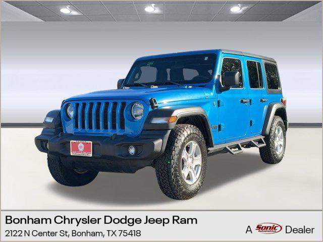 used 2022 Jeep Wrangler Unlimited car, priced at $20,998