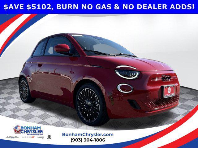 new 2024 FIAT 500e car, priced at $29,493