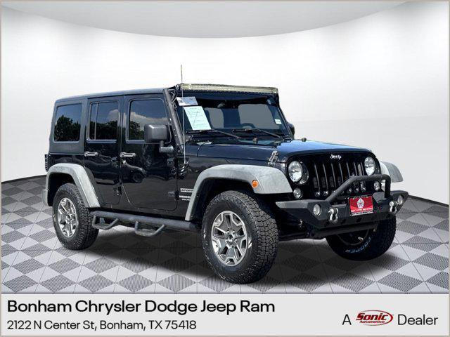 used 2016 Jeep Wrangler Unlimited car, priced at $17,999