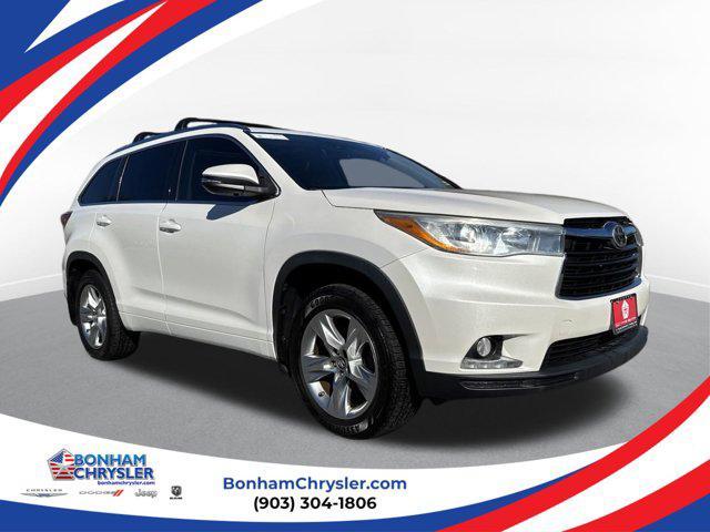 used 2016 Toyota Highlander car, priced at $19,996