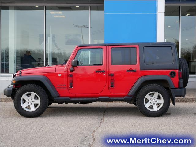 used 2017 Jeep Wrangler Unlimited car, priced at $14,495