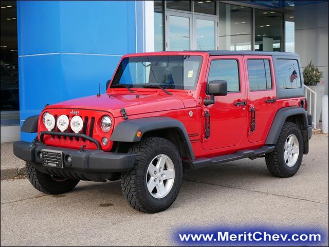 used 2017 Jeep Wrangler Unlimited car, priced at $14,495