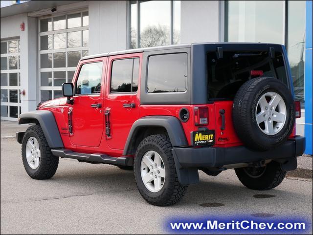 used 2017 Jeep Wrangler Unlimited car, priced at $14,495