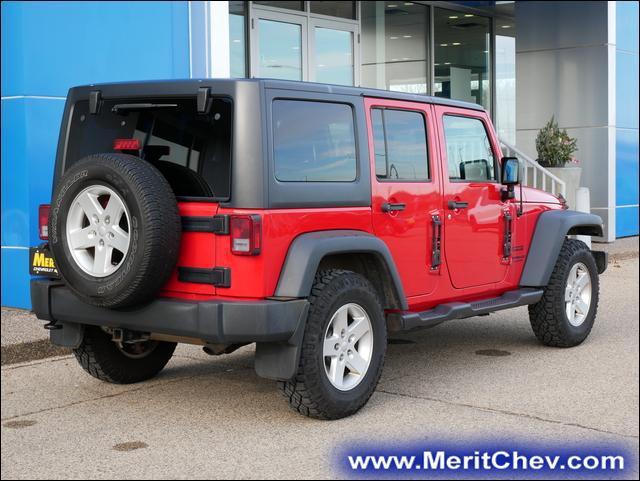 used 2017 Jeep Wrangler Unlimited car, priced at $14,495