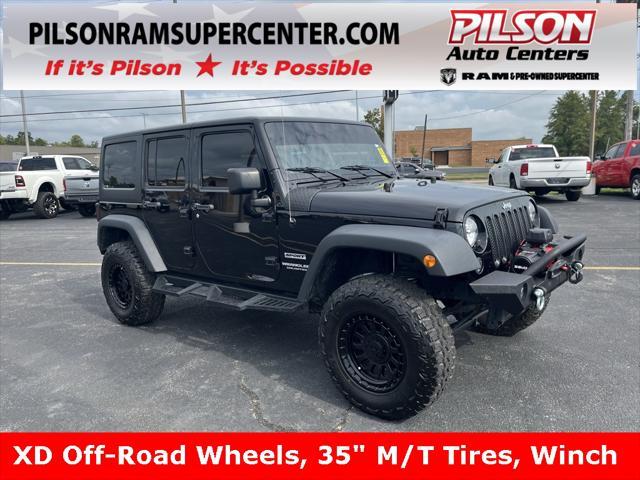 used 2017 Jeep Wrangler Unlimited car, priced at $22,500