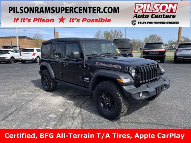 used 2021 Jeep Wrangler Unlimited car, priced at $32,000