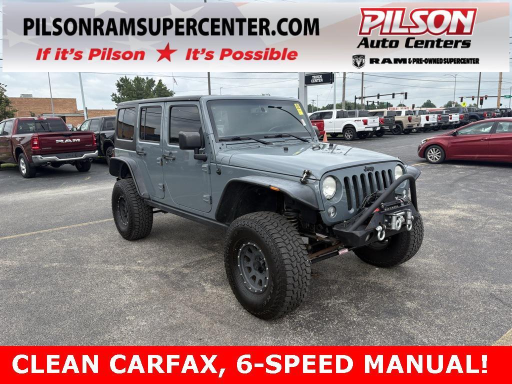 used 2015 Jeep Wrangler Unlimited car, priced at $18,000