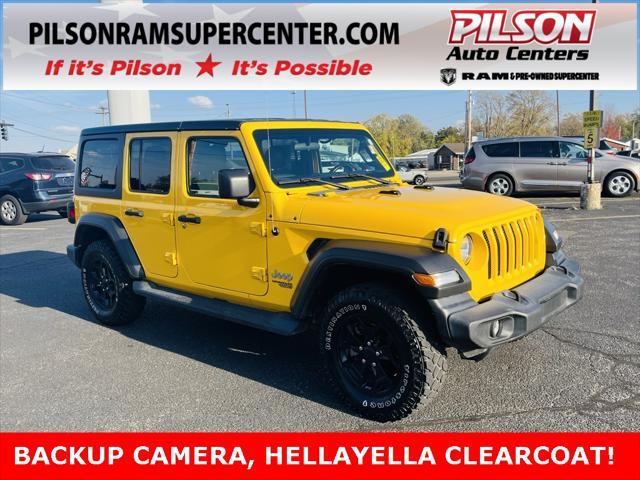 used 2020 Jeep Wrangler Unlimited car, priced at $26,200