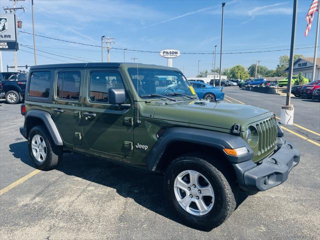 used 2020 Jeep Wrangler Unlimited car, priced at $30,500