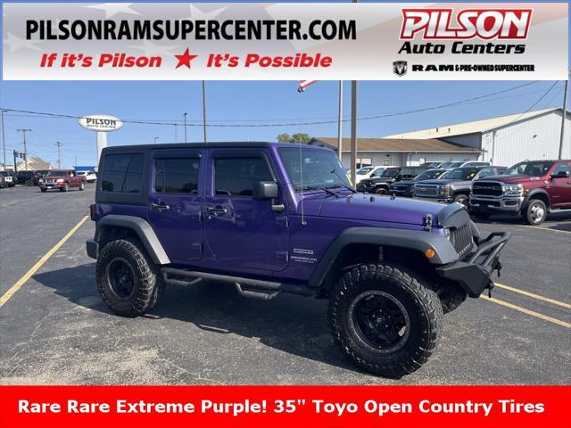 used 2017 Jeep Wrangler Unlimited car, priced at $24,500