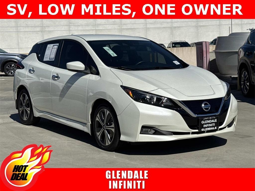 used 2021 Nissan Leaf car, priced at $12,987