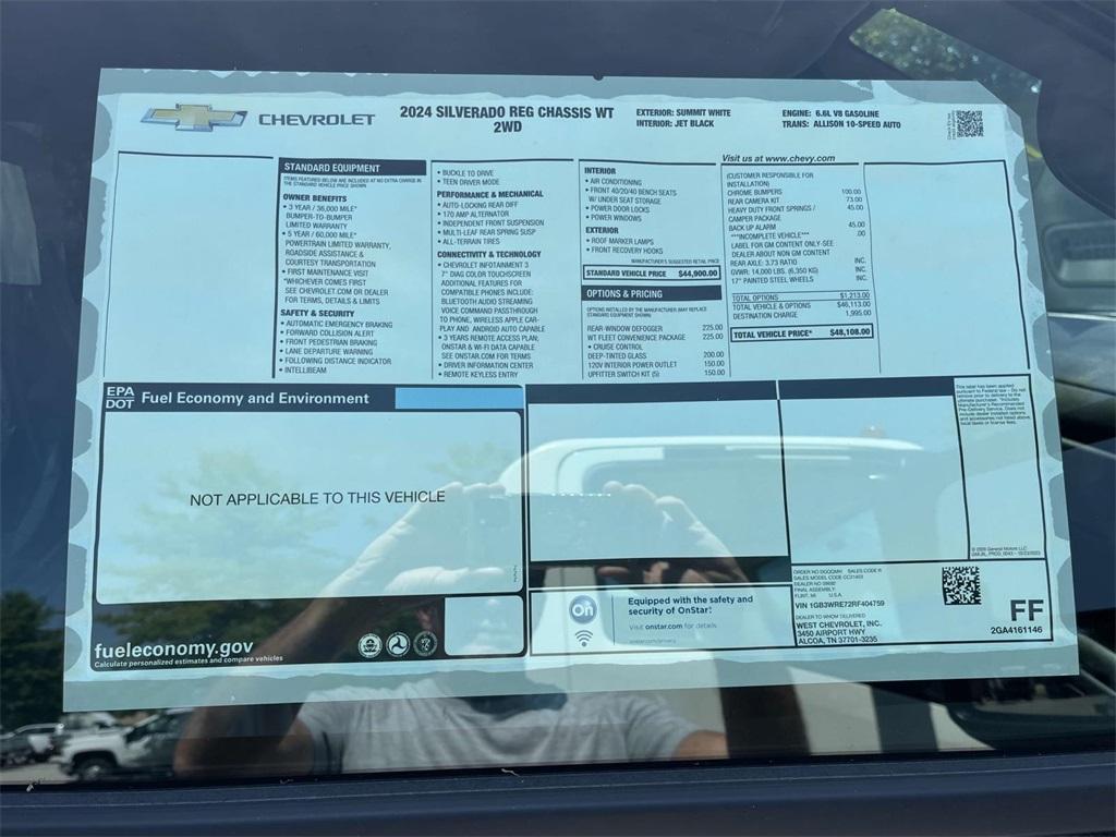new 2024 Chevrolet Silverado 3500 car, priced at $48,108