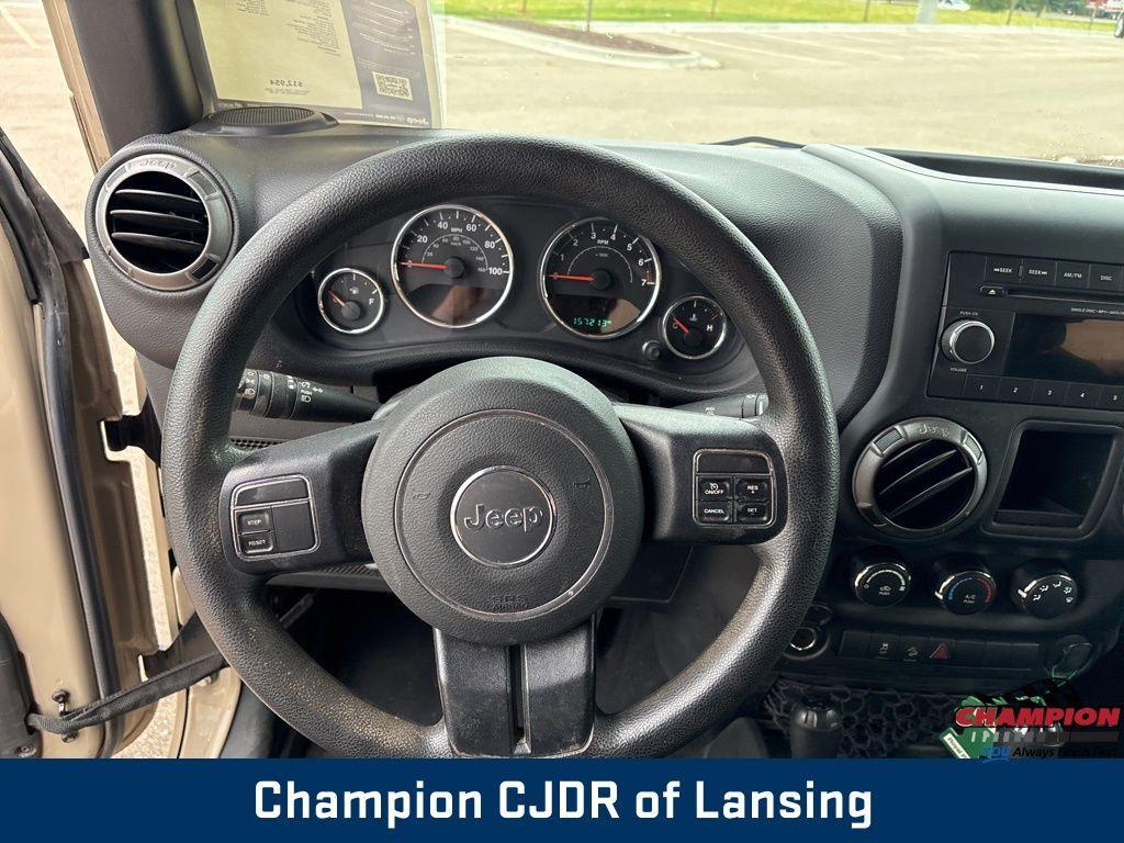 used 2016 Jeep Wrangler car, priced at $13,324