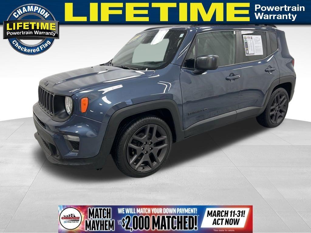 used 2021 Jeep Renegade car, priced at $15,998