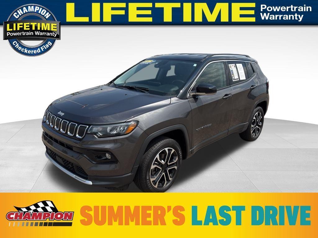 used 2022 Jeep Compass car, priced at $23,354