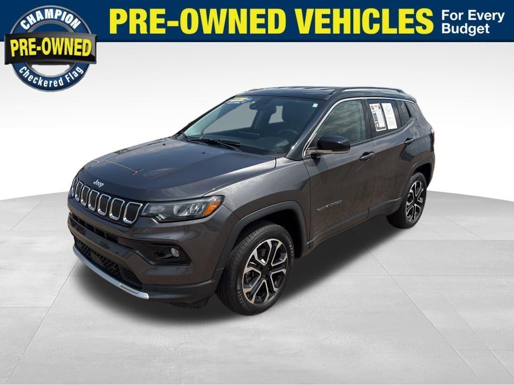 used 2022 Jeep Compass car, priced at $22,954