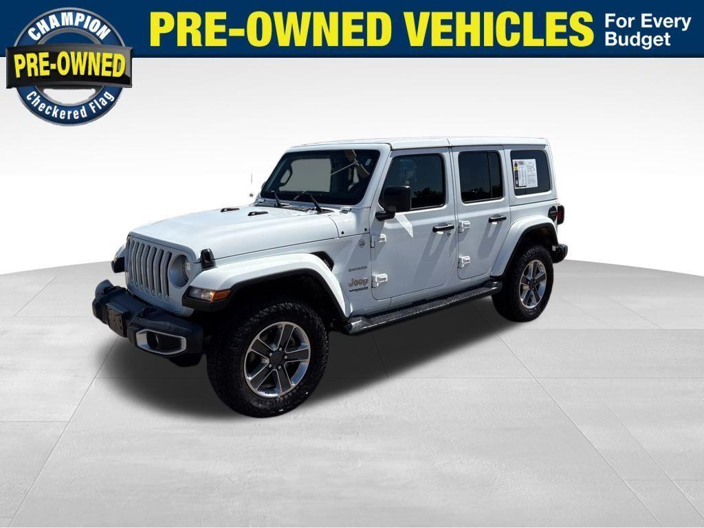 used 2021 Jeep Wrangler Unlimited car, priced at $27,954