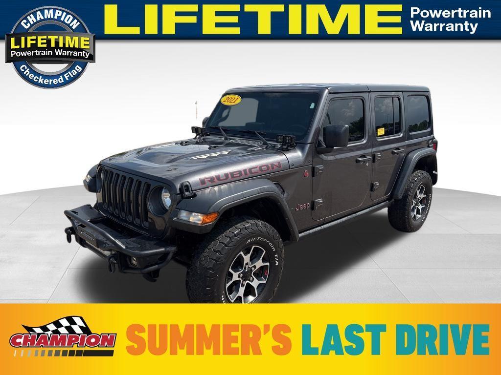used 2021 Jeep Wrangler Unlimited car, priced at $35,754