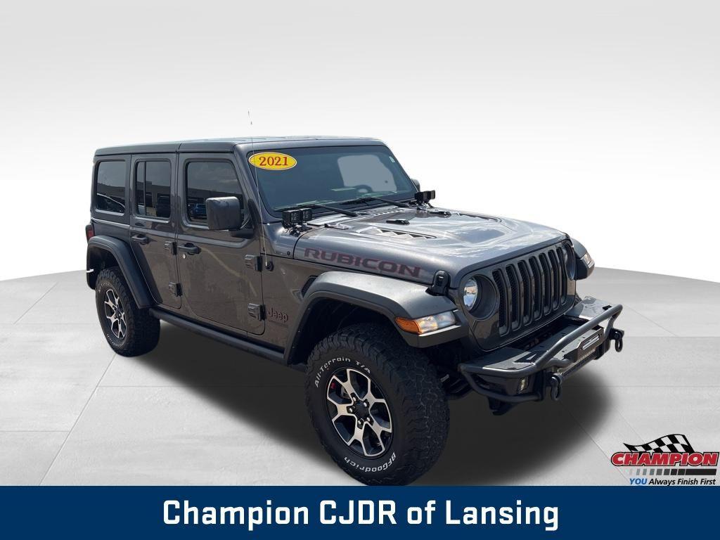 used 2021 Jeep Wrangler Unlimited car, priced at $35,754