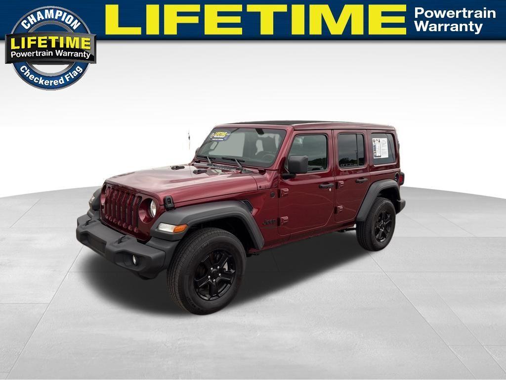 used 2021 Jeep Wrangler Unlimited car, priced at $30,843
