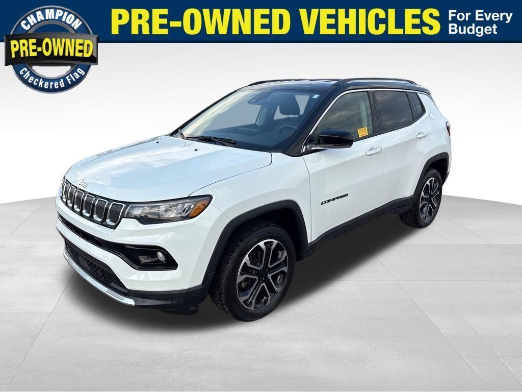 used 2022 Jeep Compass car, priced at $23,954
