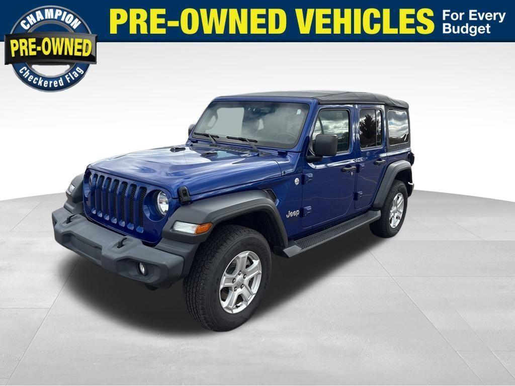 used 2020 Jeep Wrangler Unlimited car, priced at $24,954