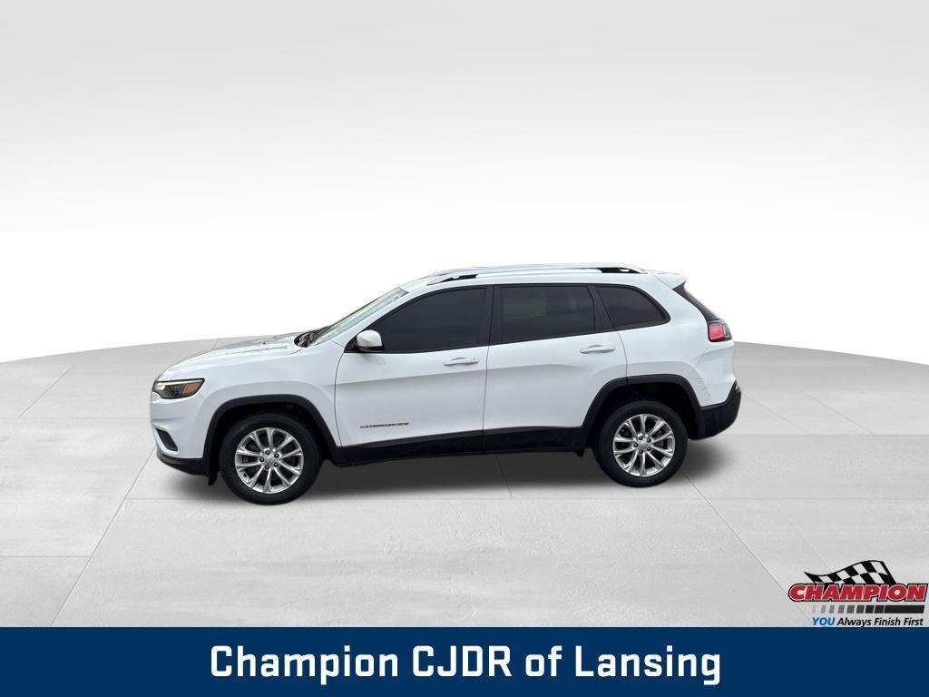 used 2021 Jeep Cherokee car, priced at $17,554