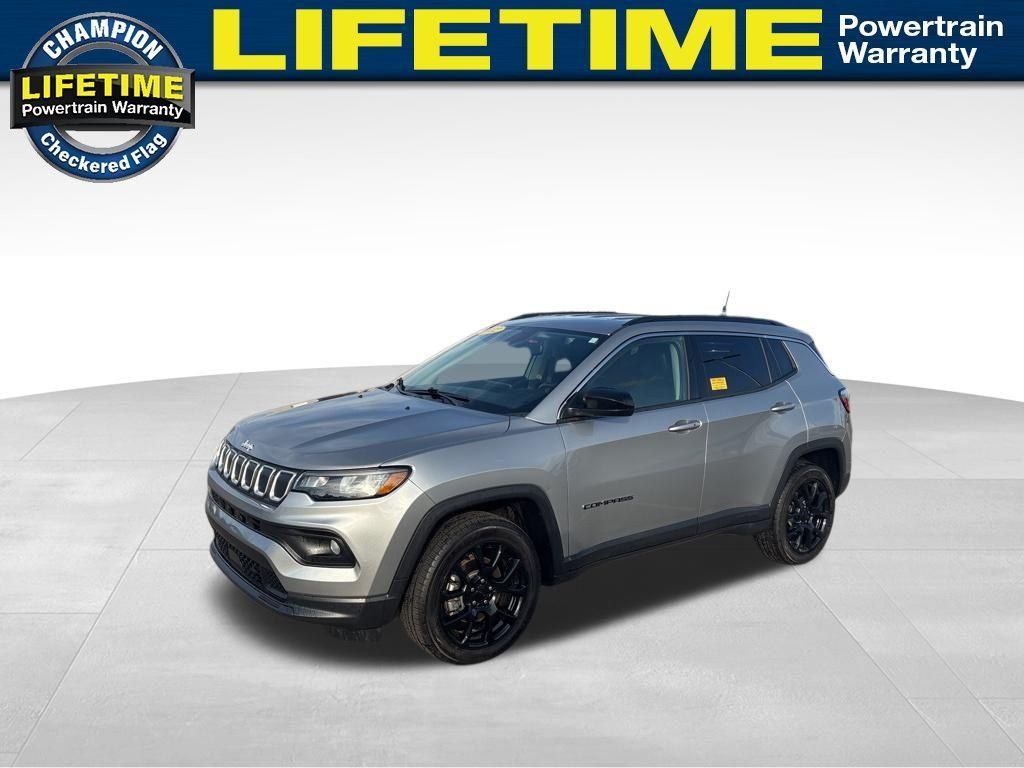 used 2022 Jeep Compass car, priced at $23,104