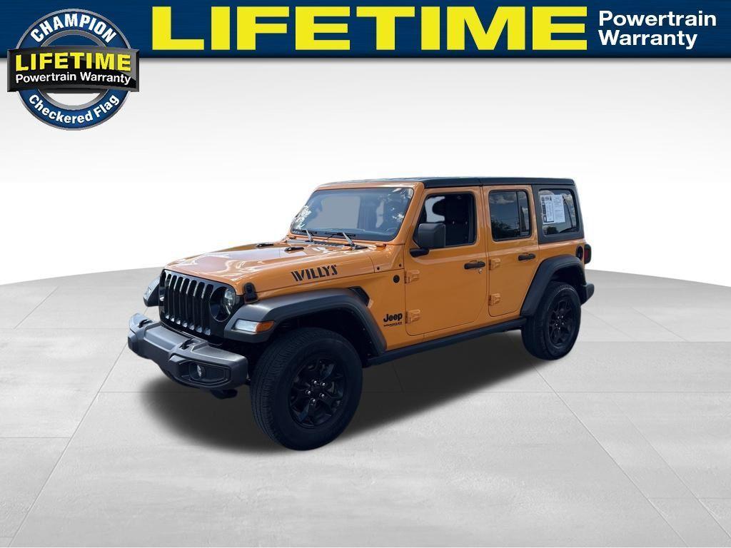 used 2021 Jeep Wrangler Unlimited car, priced at $32,995