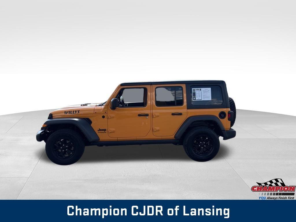 used 2021 Jeep Wrangler Unlimited car, priced at $32,995
